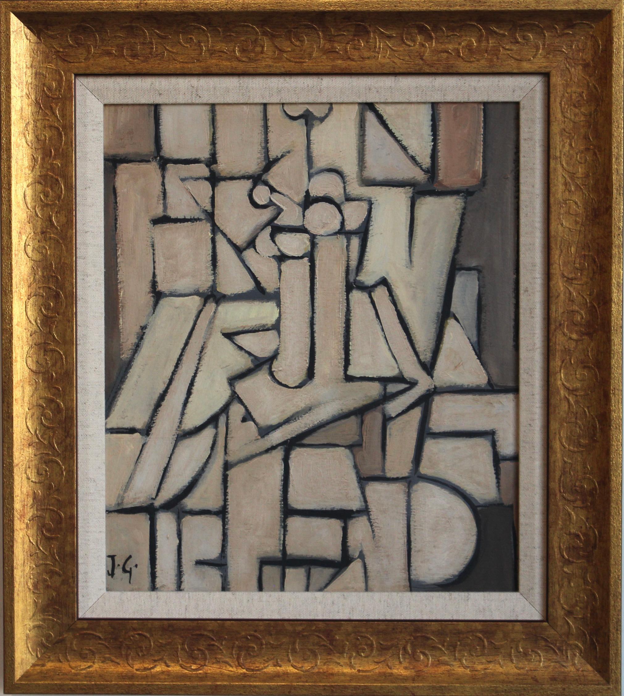 Unknown Abstract Painting - The Vanguard Series Nr. XX: A Collection of Postwar European Abstractions by JG