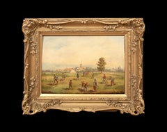 The Village Cricket Match, 18th/19th Century English School