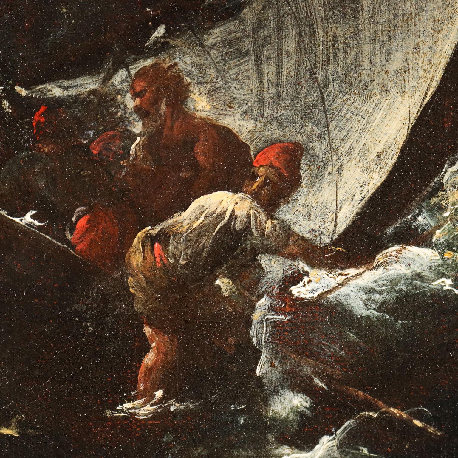 El mar ondulado Óleo sobre lienzo Italia Siglos XVII-XVIII 1