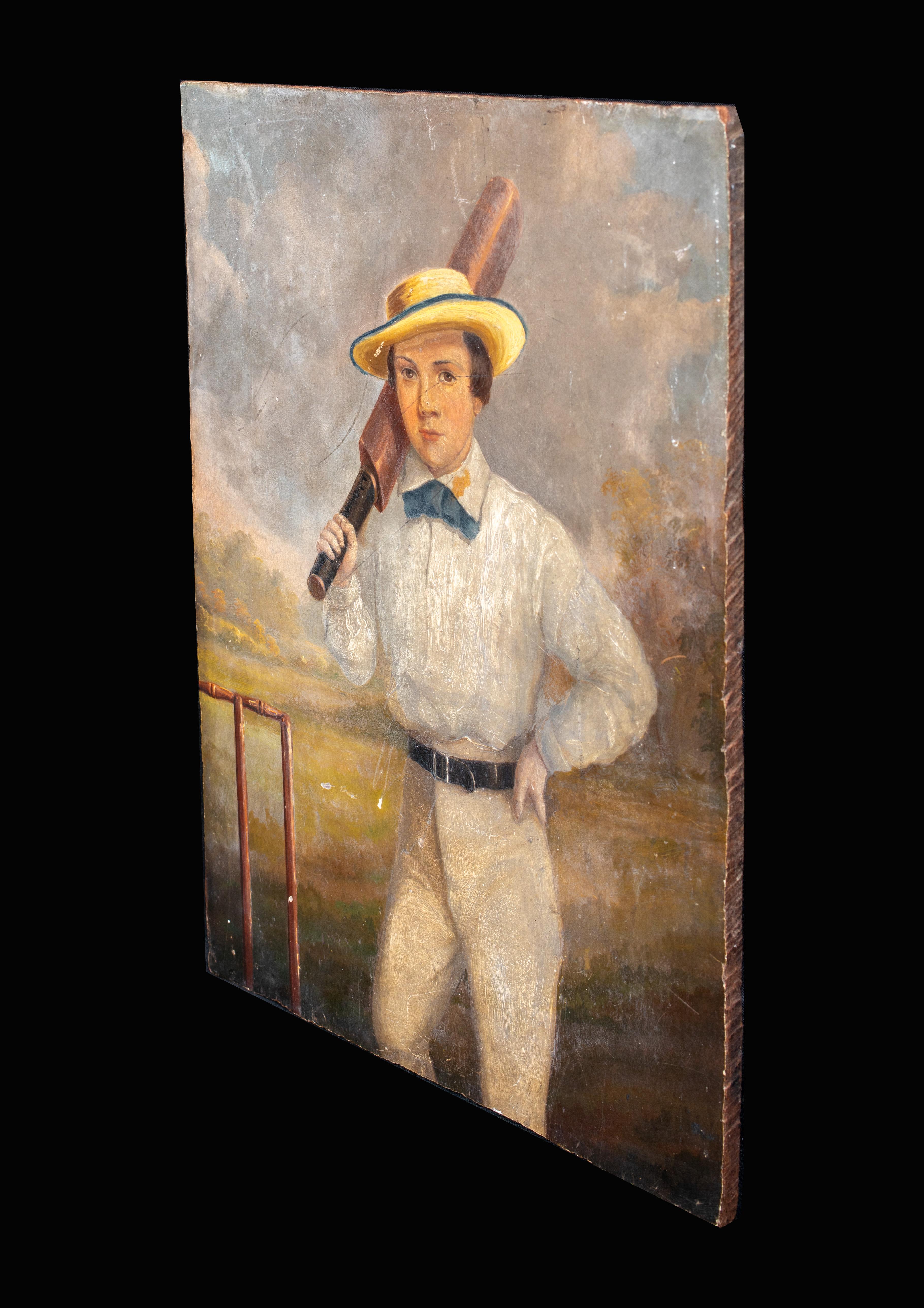 The Young Cricketer, 19th Century  English School For Sale 6