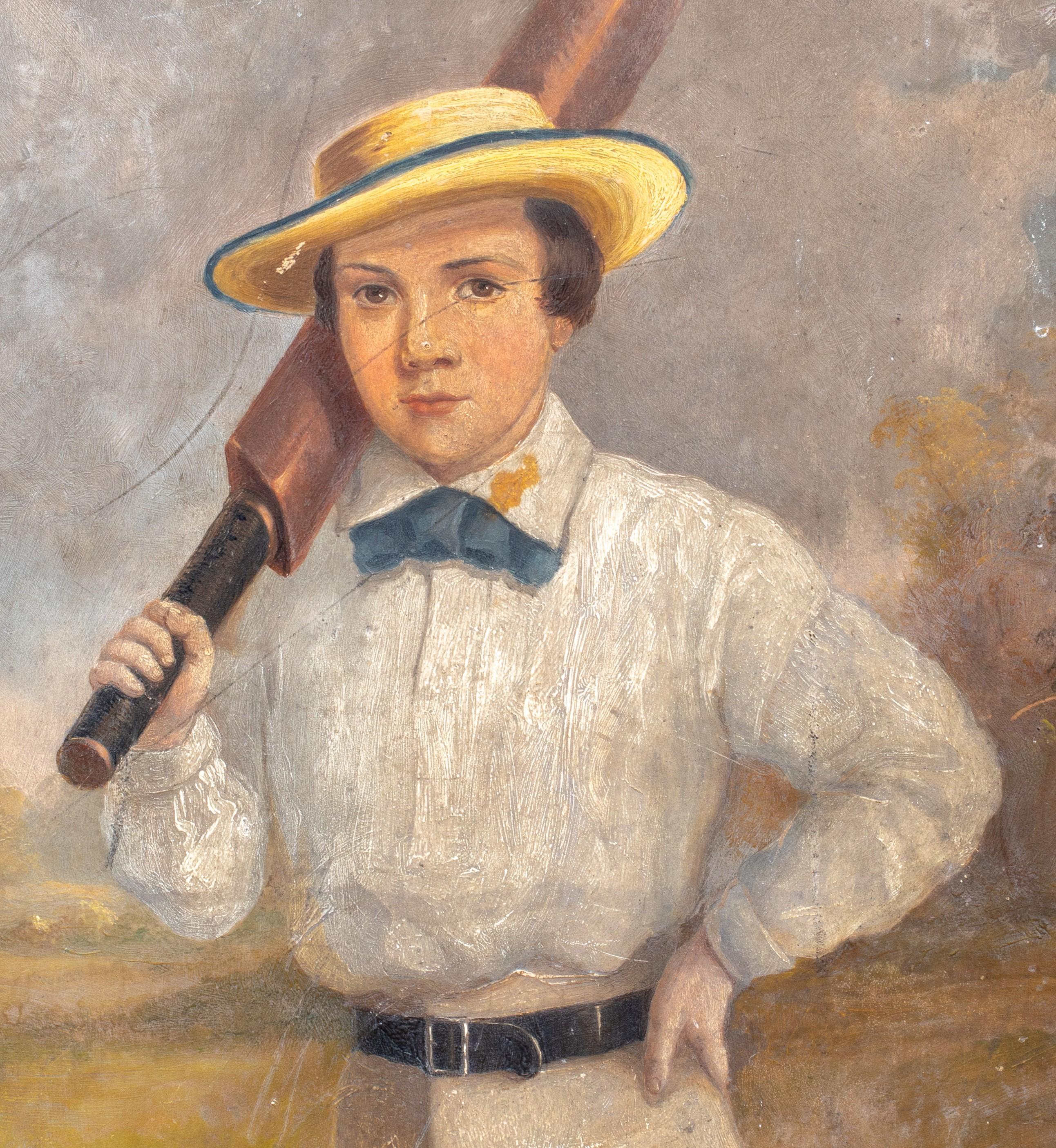 The Young Cricketer, 19th Century  English School For Sale 4
