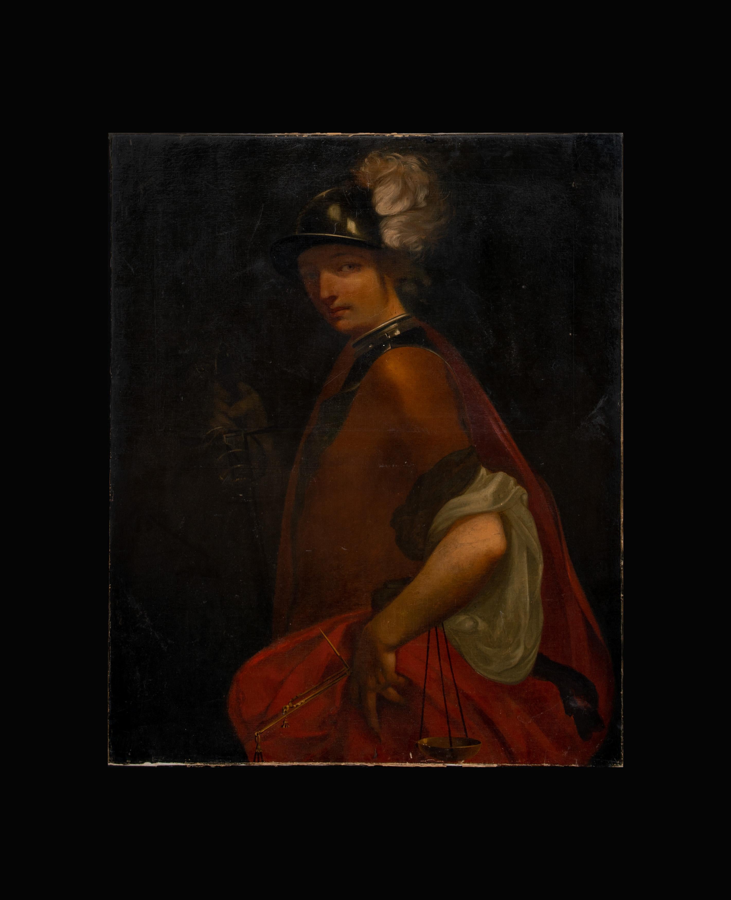 Themis, déesse grecque de la justice, 17ème siècle - École italienne - Painting de Unknown