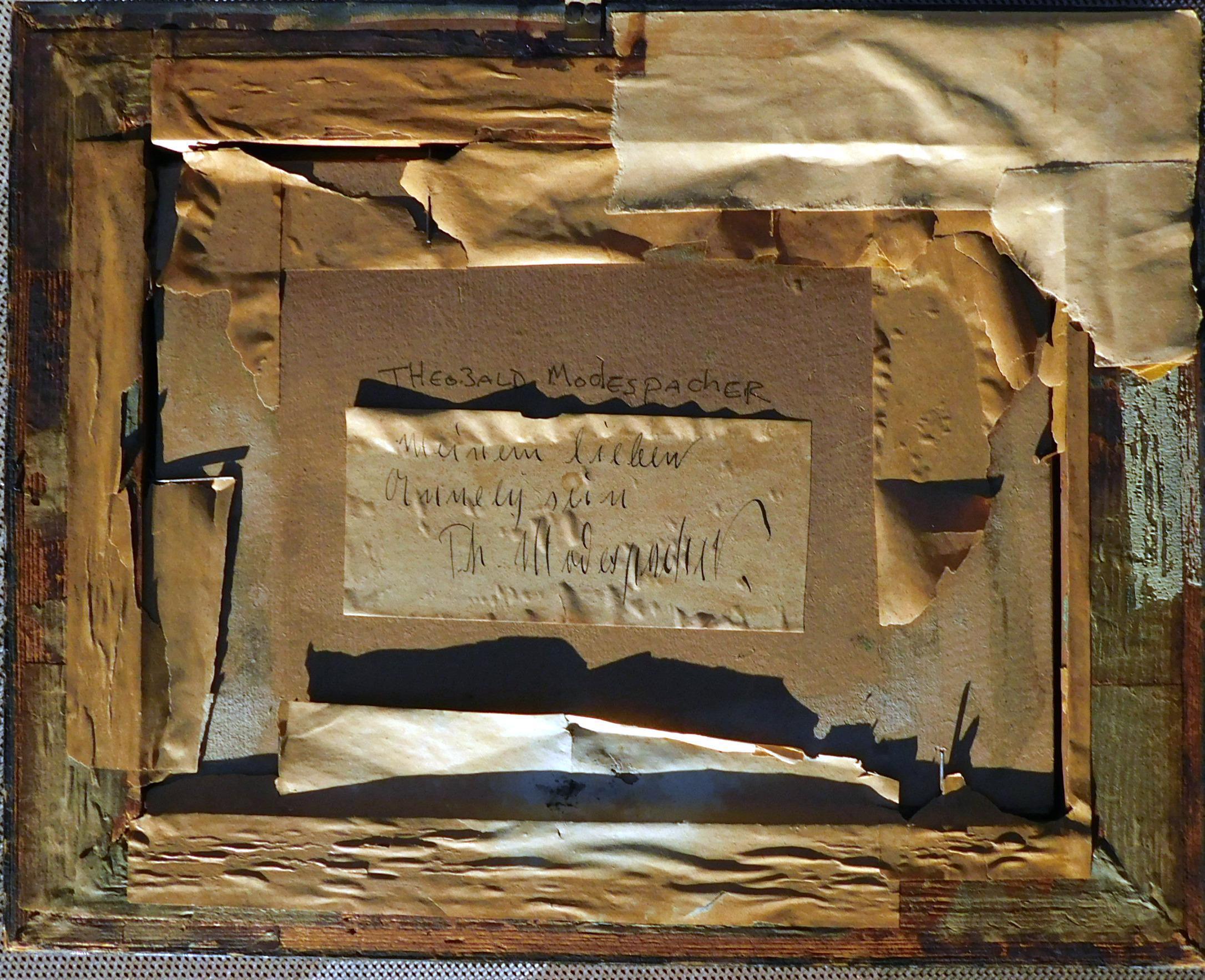 Theobald Modespacher Acuarela original, 1927, Escena de circo en venta 2