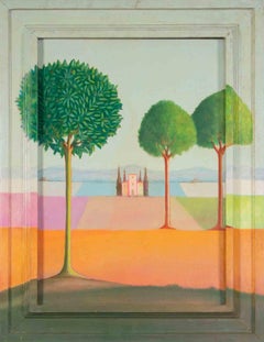 Ce matin, il y avait du brouillard - Peinture à l'huile - 1996
