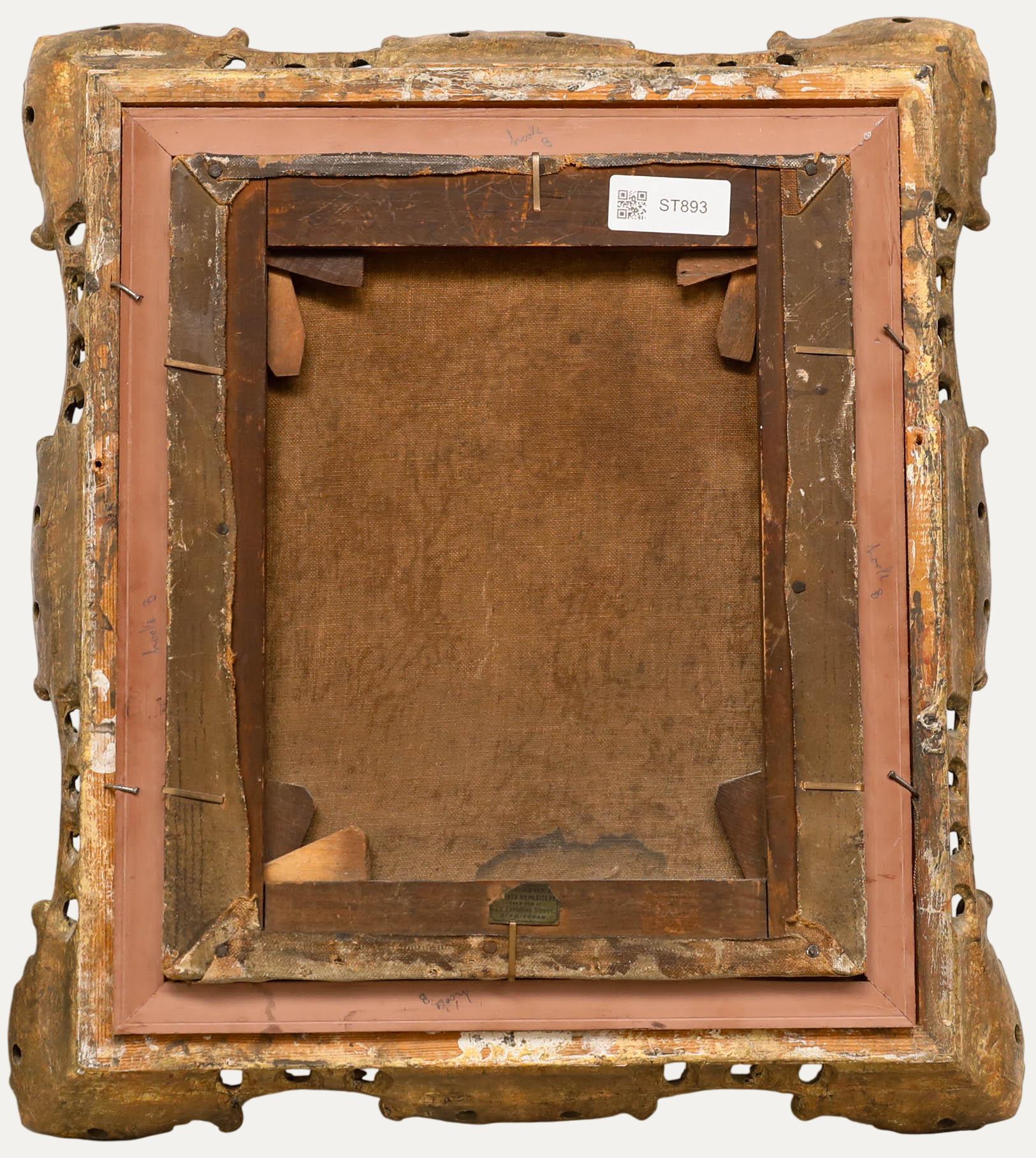 Thomas Collins (1835-1893) - Gerahmtes Öl von 1874, Stillleben mit Vogelnest (Braun), Still-Life Painting, von Unknown