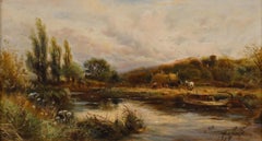 Thomas Scaife - 1909 Oil, Hay Harvest