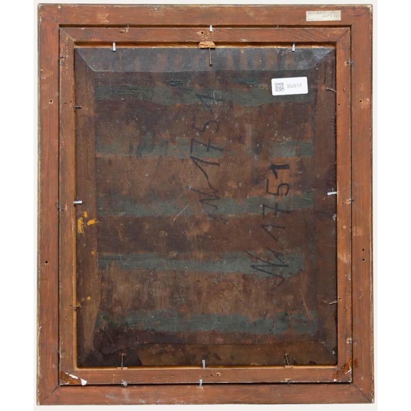 Thomas van Leent (1807-1882) - Niederländische Schule 1856 Öl, Frau mit Papagei (Schwarz), Portrait Painting, von Unknown