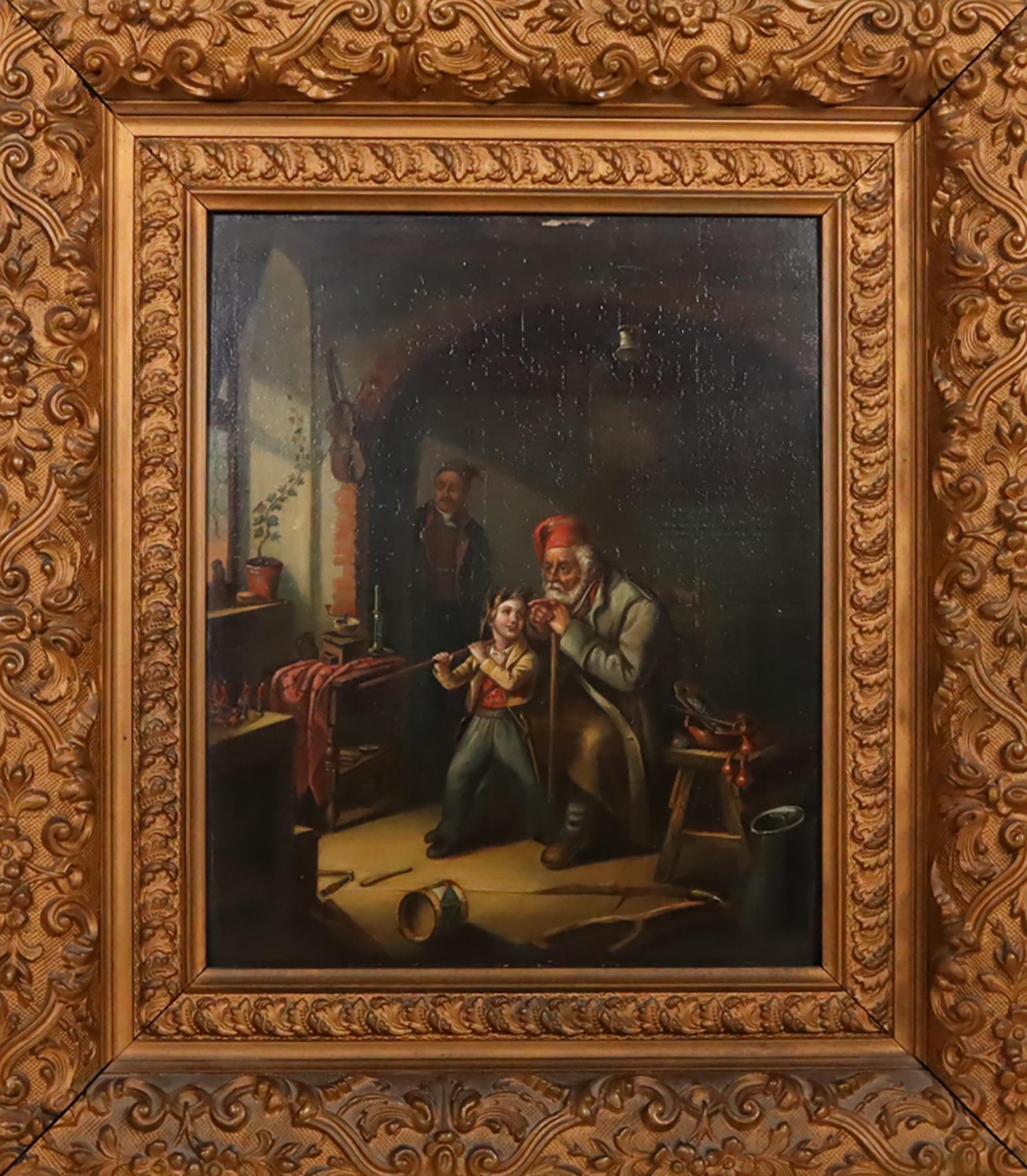 Unknown Figurative Painting - Three Stages in the Life of a Soldier 19th century INVENTORY CLEARANCE SALE