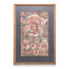 Tibetan Thangka of Vaishravana