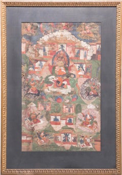 Thangka tibetano di Vaishravana