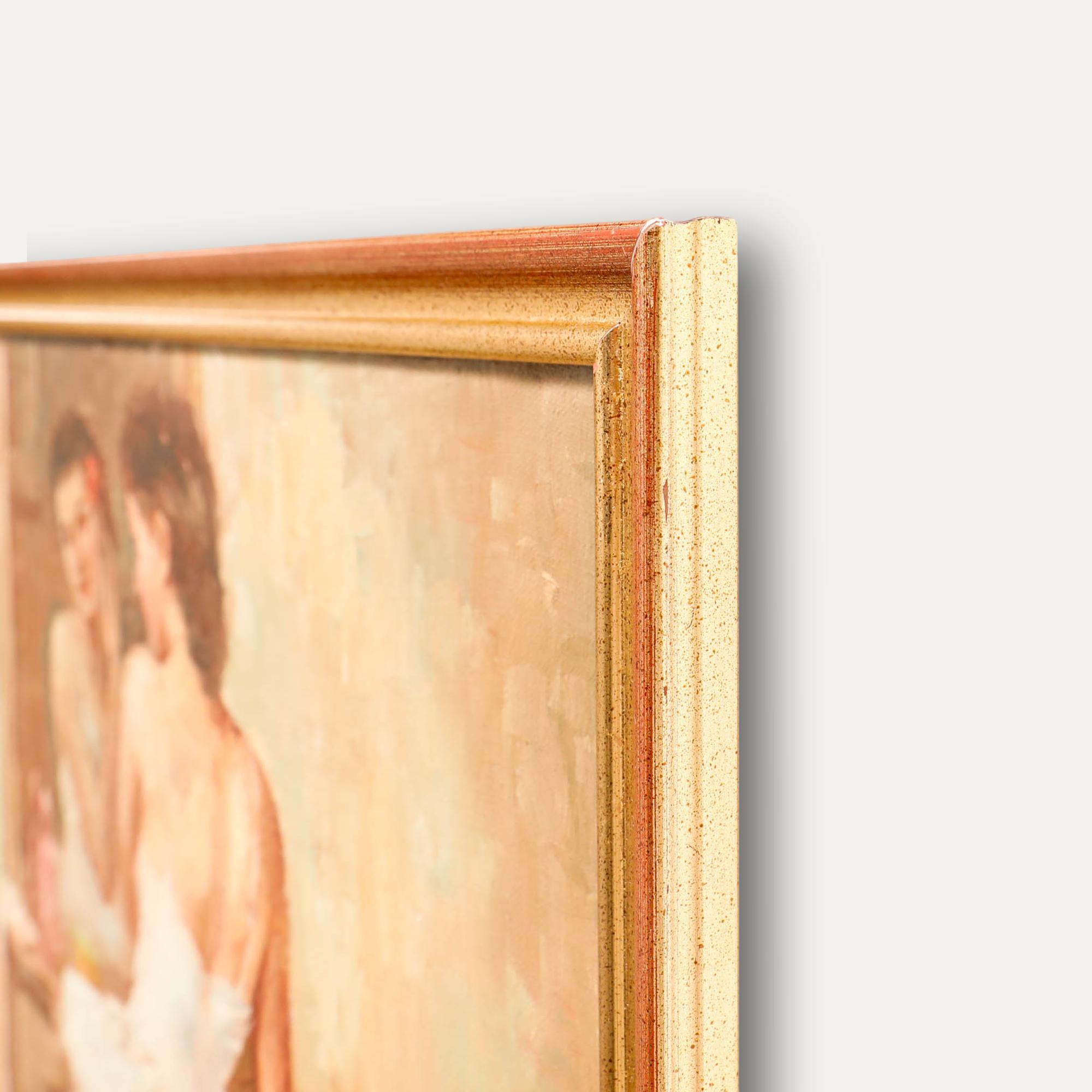 Tim Callewaert  - Óleo de mediados del siglo XX, Reflejo de una bailarina en venta 1