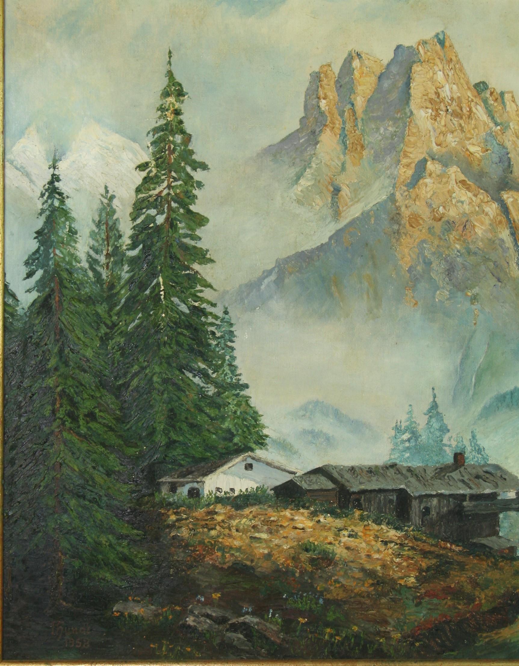 Tivol-Berge und Cabine-Landschaft 1958 im Angebot 5