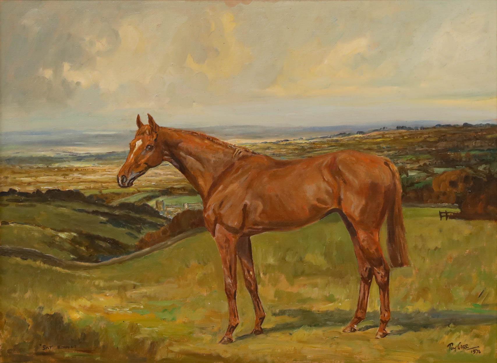 Tom Carr (1912-1977) - Framed 20th Century Oil, Sky Bonnet - Painting by Unknown