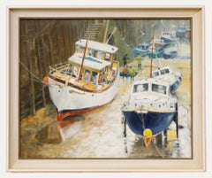 Tom Wanless (1929-2020) - 20th Century Oil, High and Dry at Whitby