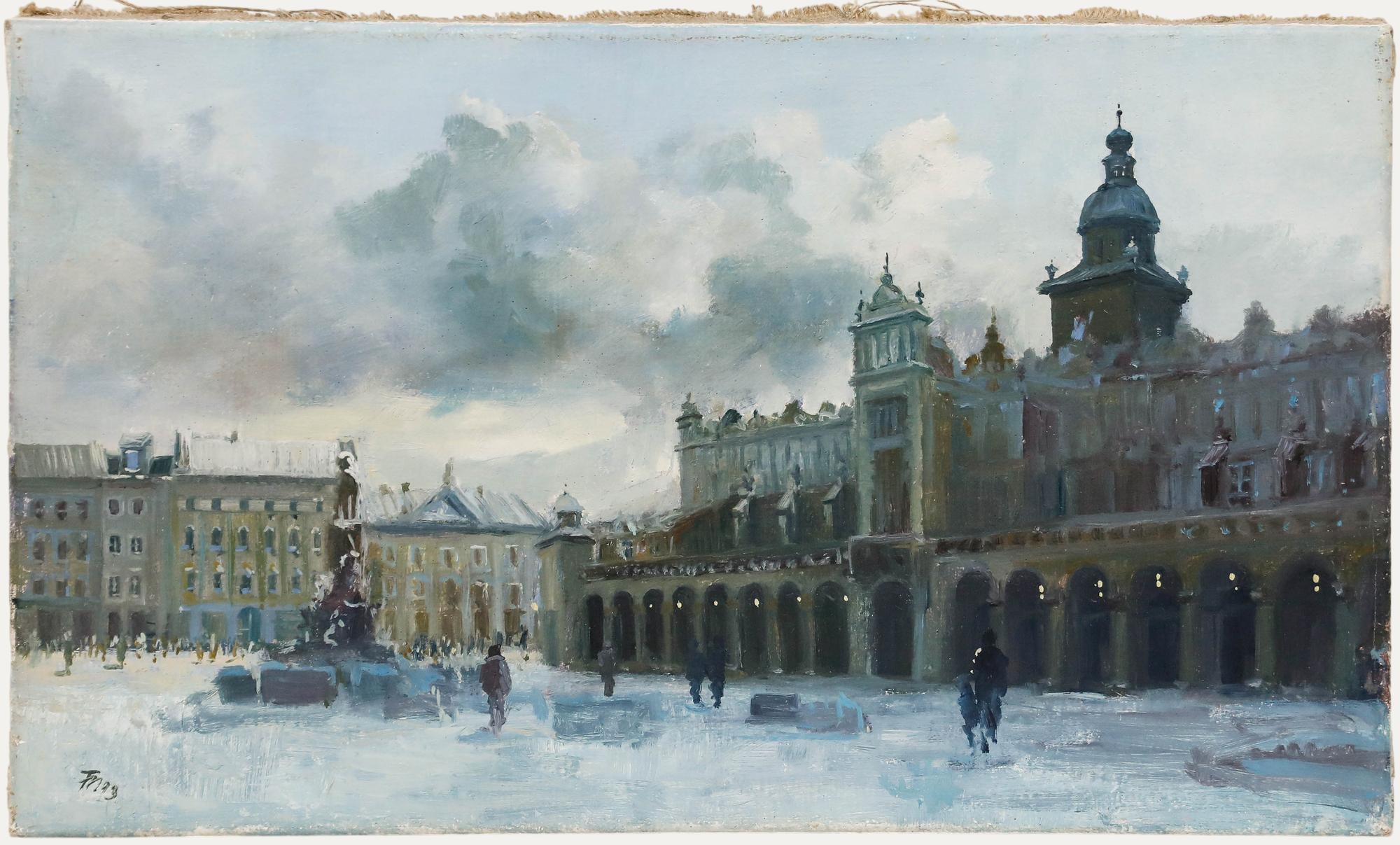 Tomasz Mikołajewski - Huile du XXe siècle, Kraków Cloth A Hall