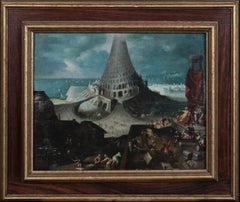 Torre di Babele, XVI secolo   cerchio di Pieter BRUEGHEL (1564-1637)