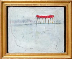 Tranquil Abstract Landschaft auf strukturierte Leinwand von Mystery Artist