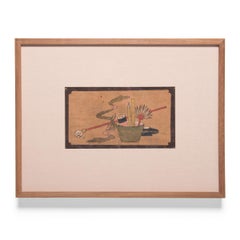 "Tesori dello Studio degli Studiosi", Inchiostro e pittura su tessuto