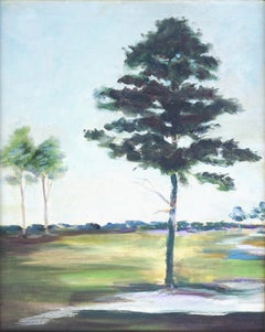 Early 20th Century Landscape -- Tree on the Green