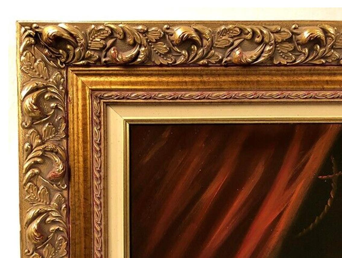 Très grande nature morte aux fruits, huile sur toile XXe im Angebot 6
