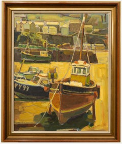 Trevor Tucker (b.1946) - 20th Century Oil, Mevagissey, Cornwall