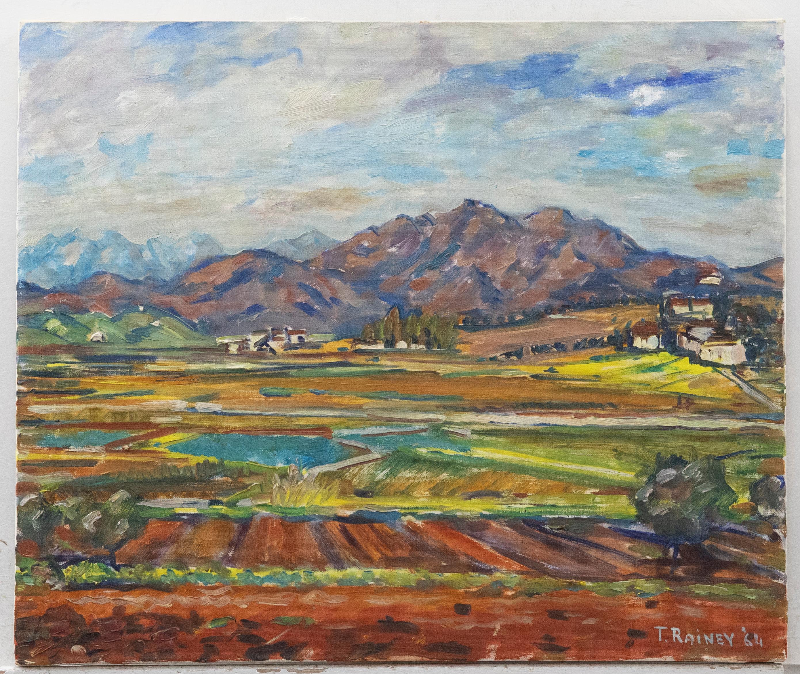 Tristram Rainey - Ölgemälde, spanische Landschaft, Mitte des 20. Jahrhunderts – Painting von Unknown
