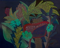 Tropical Fantasy Floral #18 - Landscape Painting - Oil Paint By Marc Zimmerman