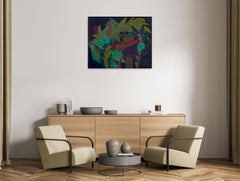 Tropical Fantasy Floral #18 - Landscape Painting - Oil Paint By Marc Zimmerman