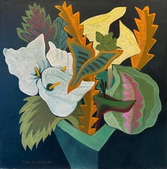 Tropical Fantasy Floral #4 - Nature morte - Peinture à l'huile par Marc Zimmerman