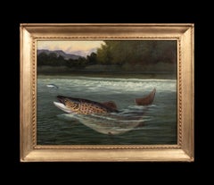 Trout Fishing, 19th century  by Roland KNIGHT (1879-1921)