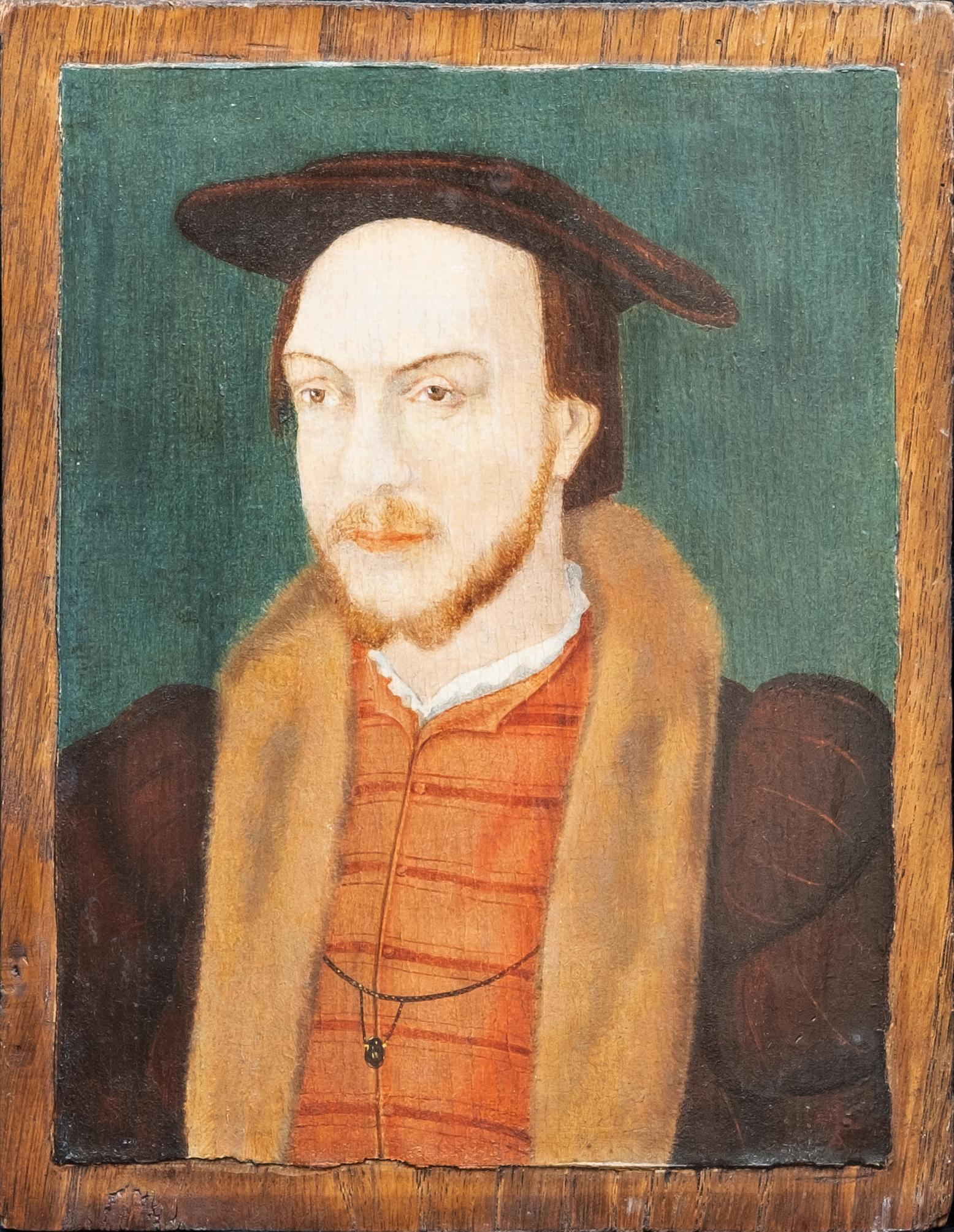 Unknown Portrait Painting - Tudor Court Portrait