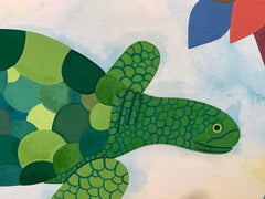 Turtle (Comanche Native American surrealist painting)