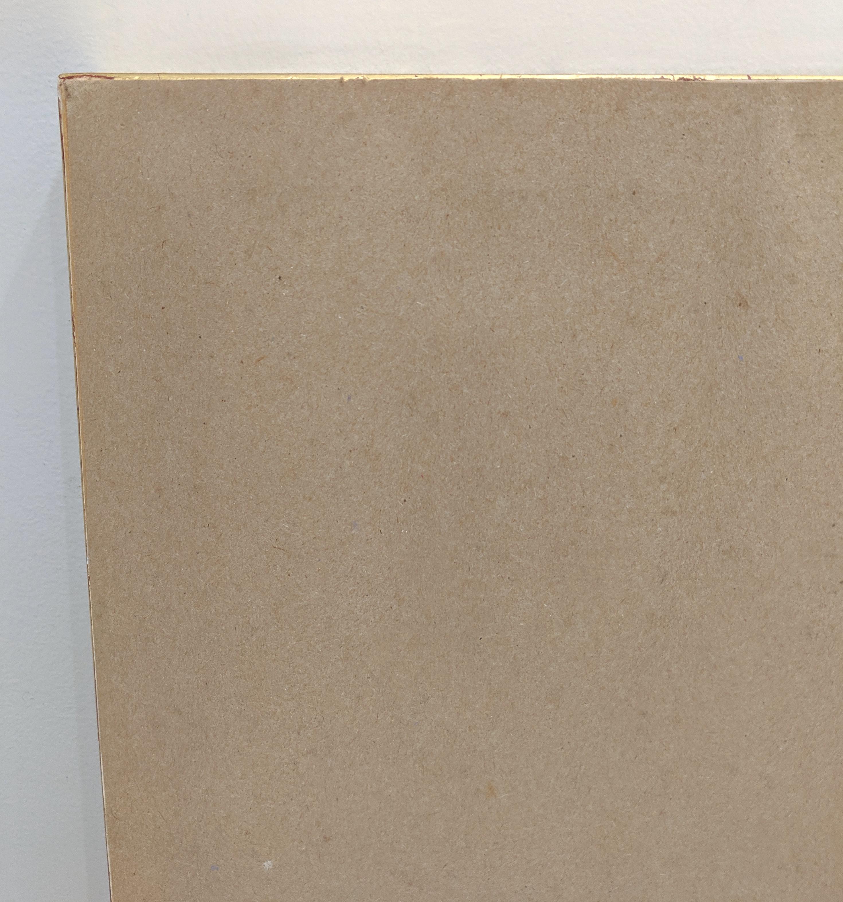 El cuadro se titula Paisaje toscano y está firmado, pero la firma aparece indistintamente en la parte inferior derecha. Es un Pastel sobre papel de trapo grueso. El cuadro mide 32 1/2