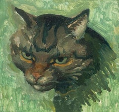 Portrait Of Two Tabby Cats, early 20th Century by Lionel Ellis ARCA (1903-1988)