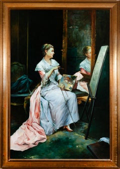 Used Unknown (woman at easel)