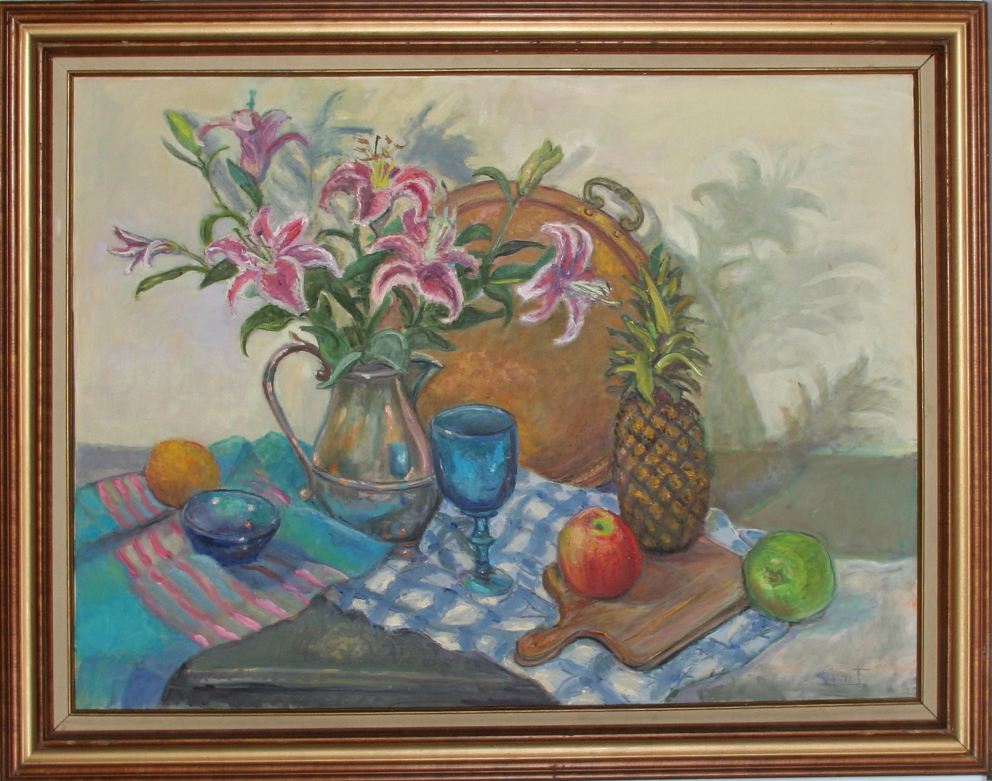 Ohne Titel - 26, Impressionistisches Gemälde, Öl auf Leinwand, Gemälde von Adela Smith Lintelmann
