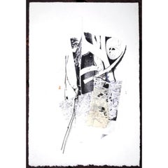 Senza titolo (5) Disegno a tecnica mista con collage e inchiostro su carta di stracci, 2004