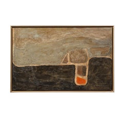 Untitled (Abstract Mid Century Modern Acrylic on Canvas)