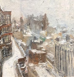 Untitled (Contemporary Impressionist View of New York City from Above)