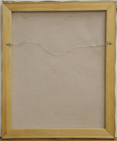 "Untitled (Jazz Musician)" Signed Painting on Canvas