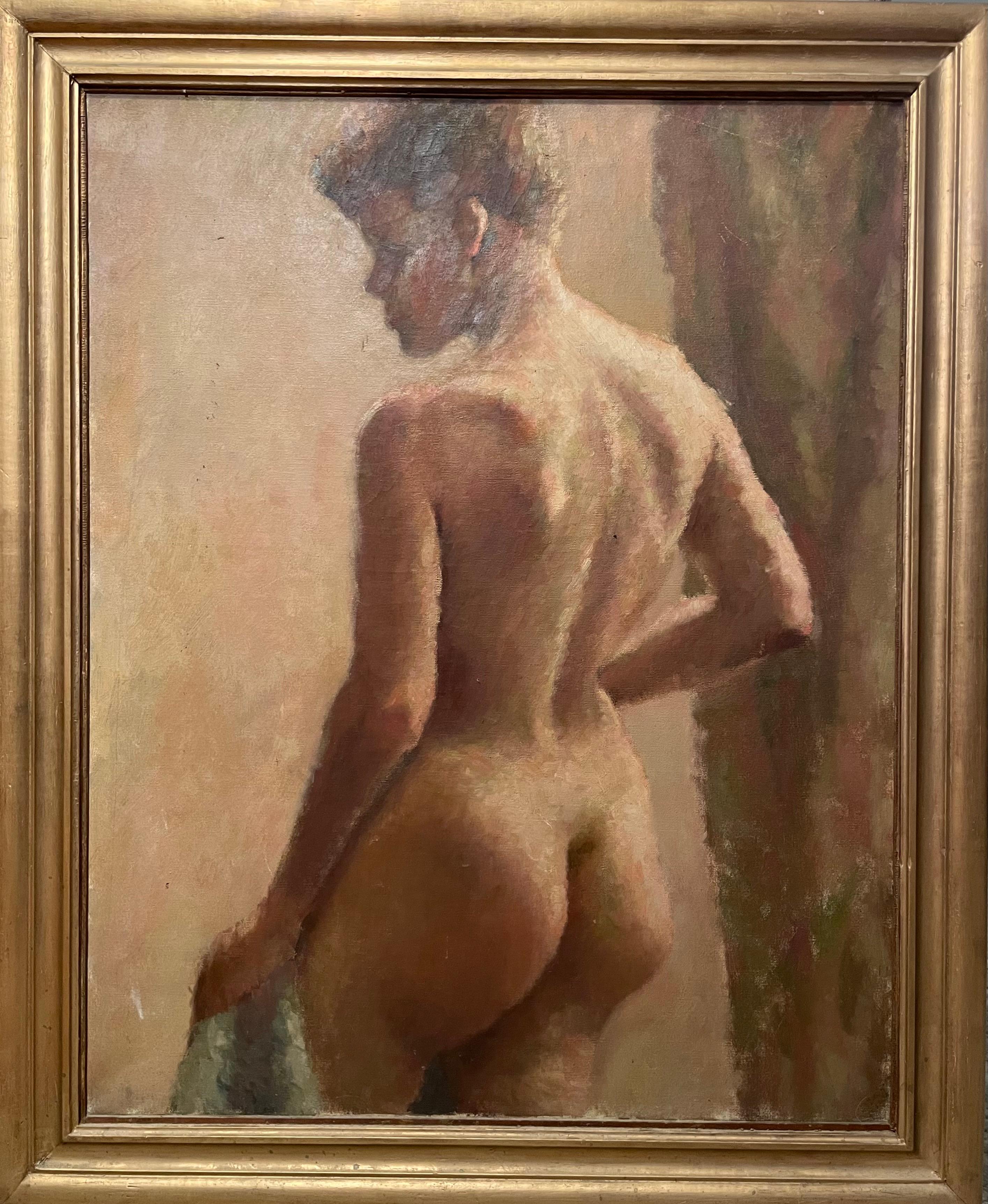 Untitled (Nude) - Painting by Unknown