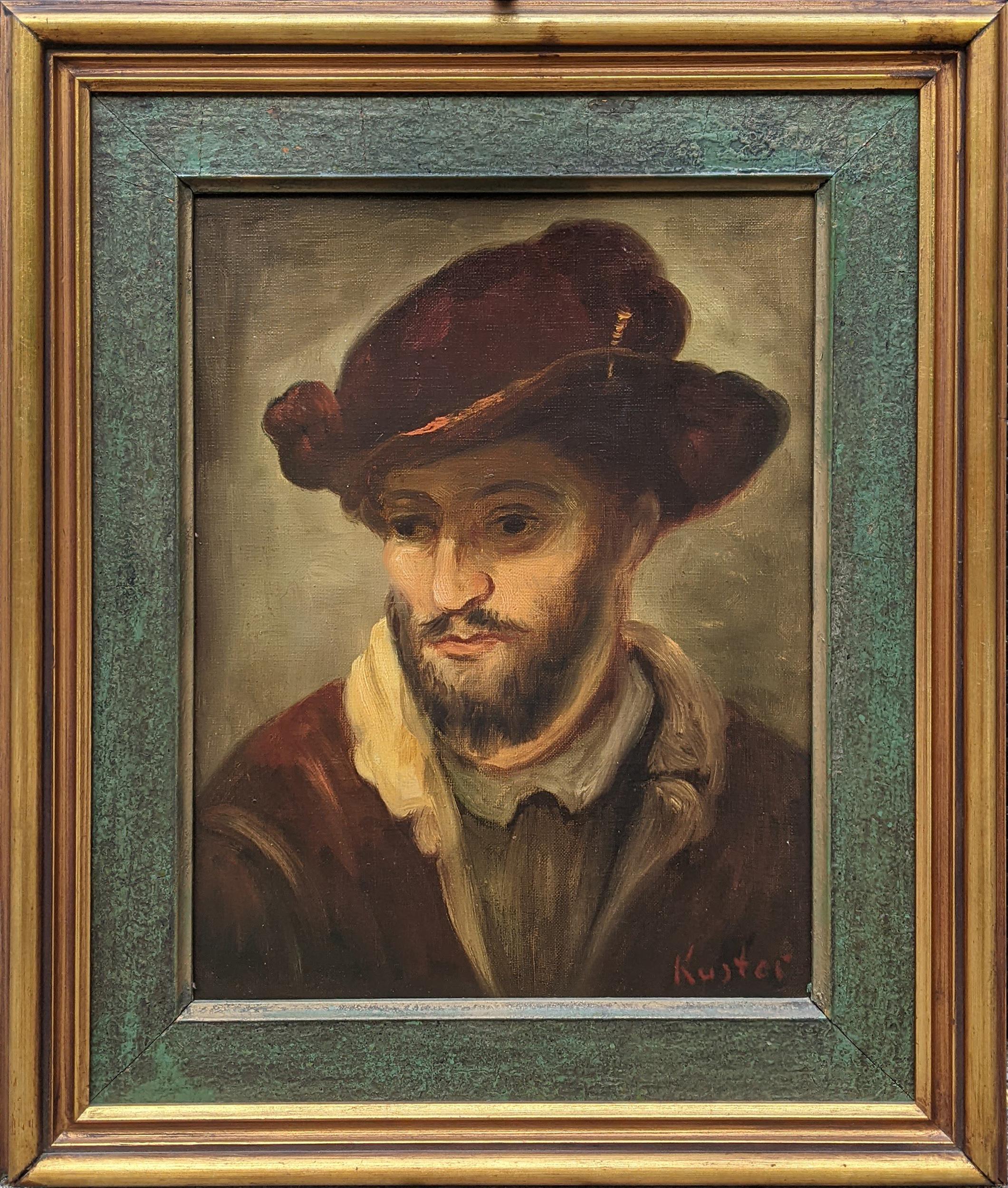 Unknown Portrait Painting - Portait of a Man, Oil Painting