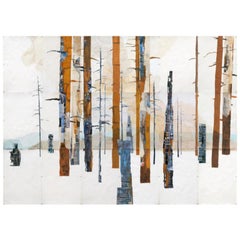 Urban Interface Drawing on 18 Sheets Gesso-Primed Rag Paper, 2015