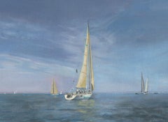 Valarie Reid - Framed Contemporary Oil, The Stelmar