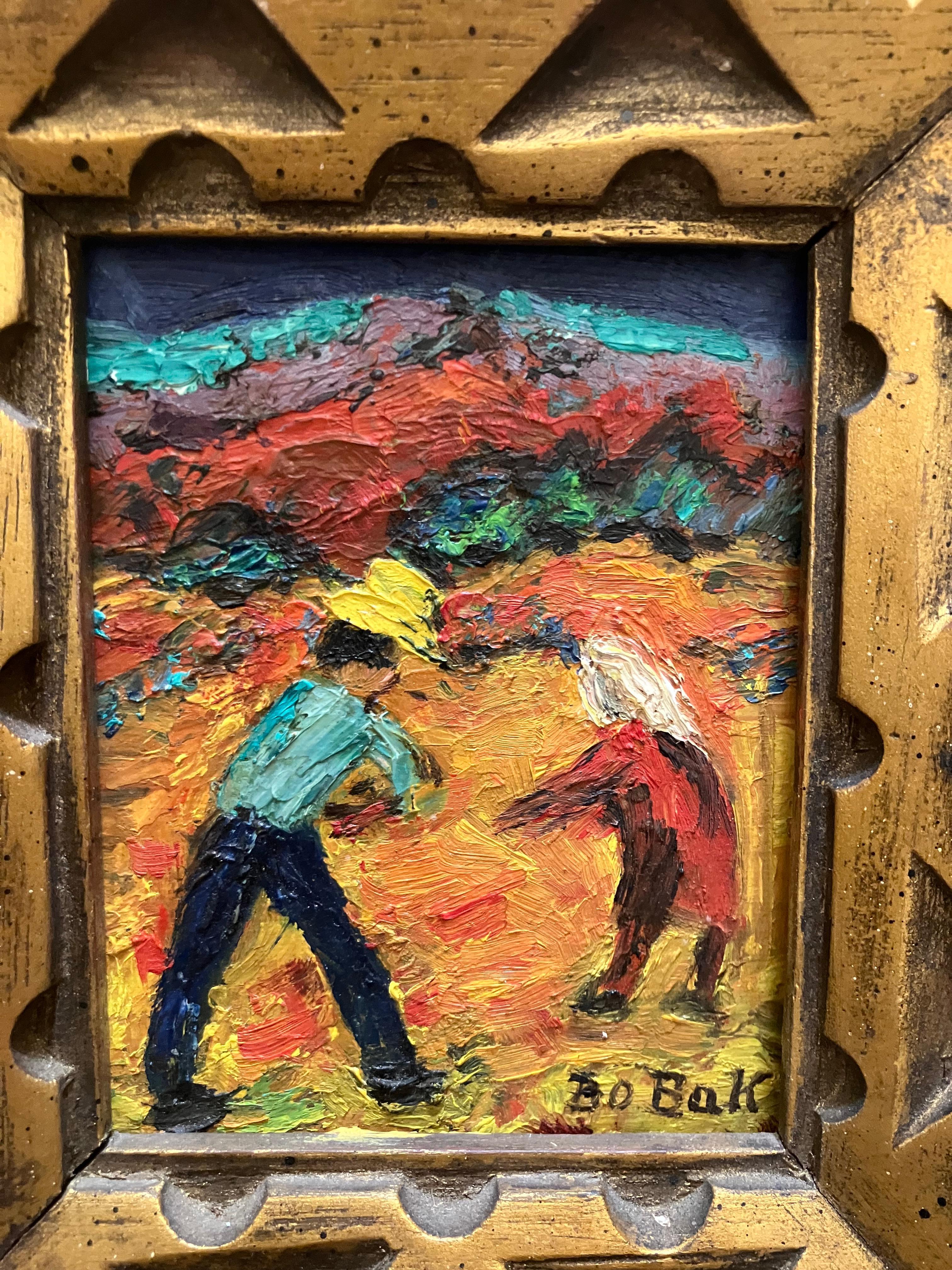 Figurative Painting Unknown - Le style Van Gogh