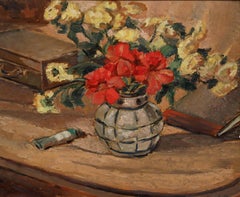 Vandenberghe - Early 20th Century Oil, Still Life with Flowers