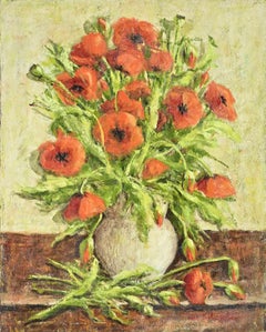 Vase of Flowers - Oil Paint - 1990s