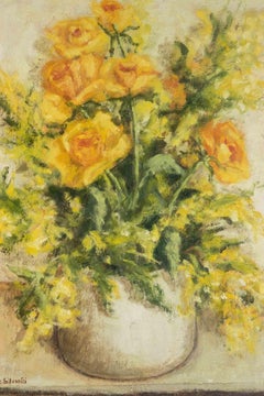 Vase of Flowers - Oil Paint - 1990s