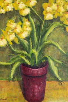 Vase of Flowers - Oil Paint - 1990s
