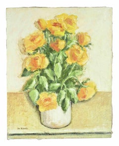 Vase of Flowers - Oil Paint - 1990s